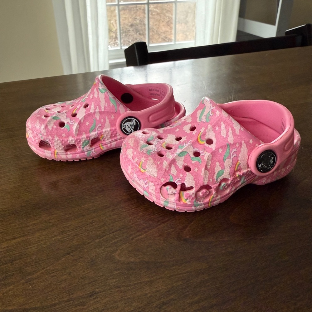 Crocs Kids' Pink Clog Shoes
